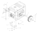 Page D Diagram and Parts List for 1019-3  Briggs and Stratton Generator